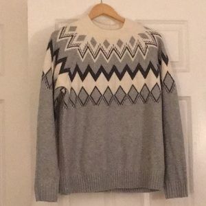 Ava + Viv Grey & White XL Sweater